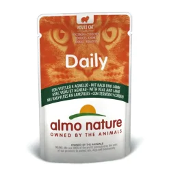 Busta da 70 gr. vitello e agnello,  alimento umido per gatti.