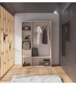 Cabina armadio a giorno 