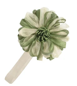 Calamita fiore organza e nastro