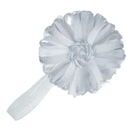 Calamita fiore organza e nastro