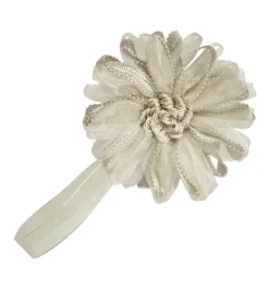 Calamita fiore organza e nastro