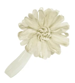 Calamita fiore organza e nastro