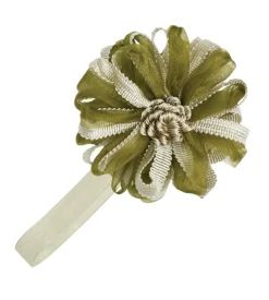 Calamita fiore organza e nastro