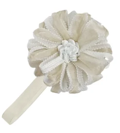 Calamita fiore organza e nastro