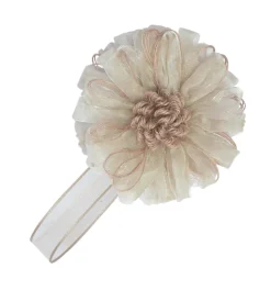 Calamite fiore organza e juta