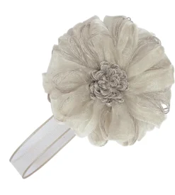 Calamite fiore organza e lino