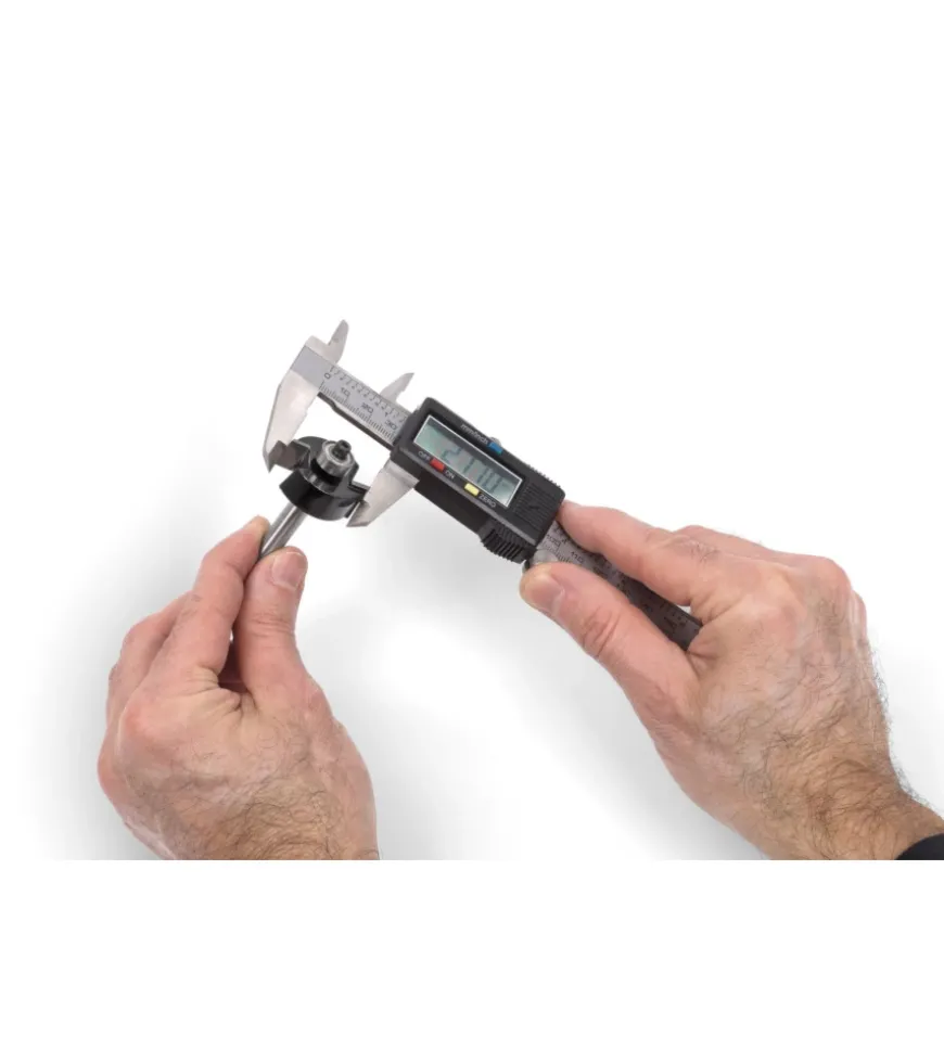 Calibro digitale in acciaio inox, 0-150 mm