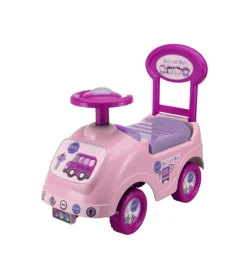 Camioncino per bambini a spinta rosa modello ride-on