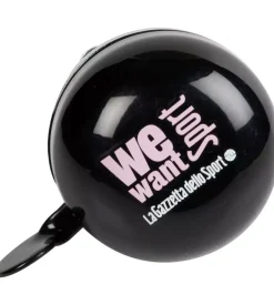 Campanello per bicicletta gazzetta dello sport nero, diametro 60 mm