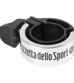 Campanello per bicicletta gazzetta dello sport silver, diametro 22,2 cm