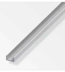 Canale u alluminio arg  10x11,5x1,5   1 metro.