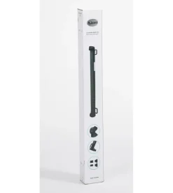 Cancelletto di sicurezza per bambini armonia "bimbi roller" riavvolgibile colore nero in abs e pvc 137x86 cm