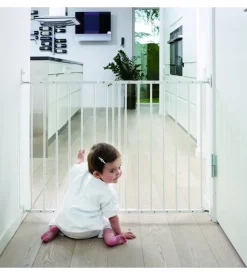 Cancelletto di sicurezza per bambini armonia "bimbi smart" in metallo verniciato colore bianco 59x76 cm