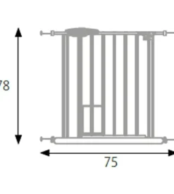 Cancelletto di sicurezza per bambini armonia 