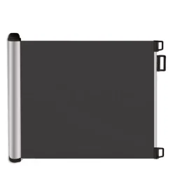 Cancelletto di sicurezza per bambini armonia "bimbi luxe" riavvolgibile colore nero in abs e pvc 130x89 cm