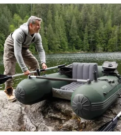 Canotto gommone gonfiabile intex "big catch pro" per la pesca 165x119x38 cm - cod. 68381np