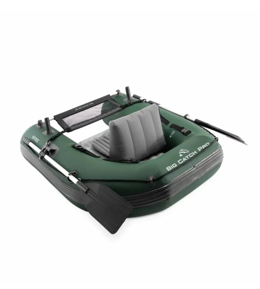 Canotto gommone gonfiabile intex "big catch pro" per la pesca 165x119x38 cm - cod. 68381np