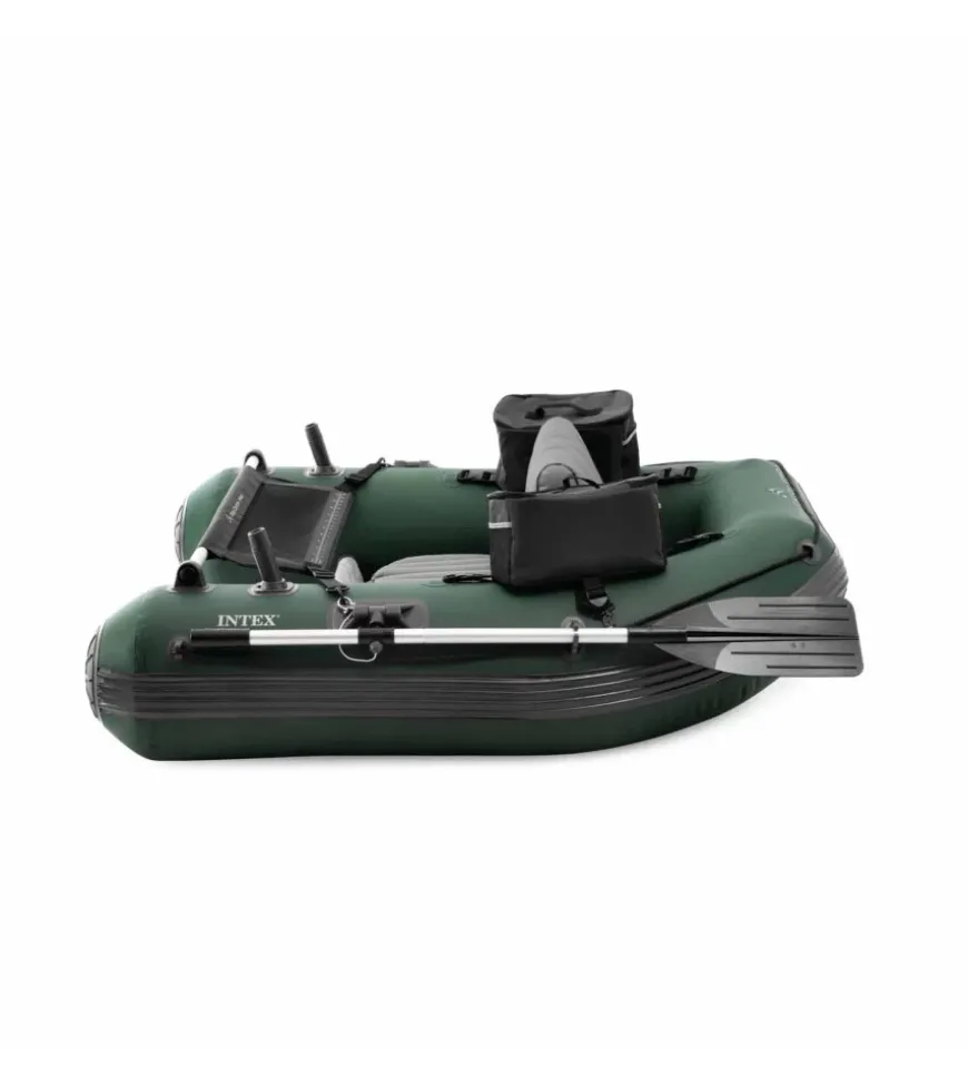 Canotto gommone gonfiabile intex "big catch pro" per la pesca 165x119x38 cm - cod. 68381np