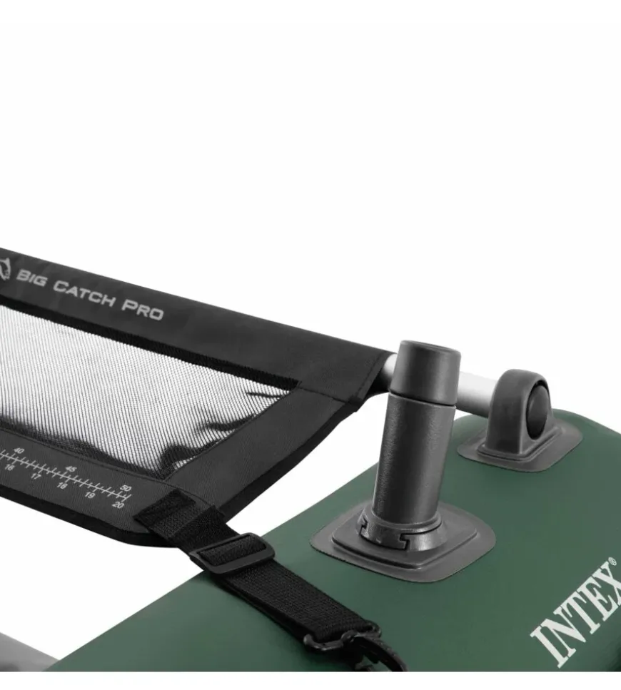 Canotto gommone gonfiabile intex "big catch pro" per la pesca 165x119x38 cm - cod. 68381np