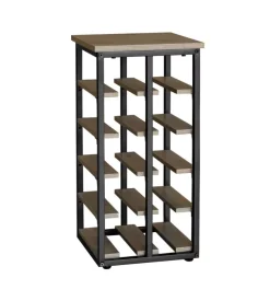 Cantinetta metallo nero, 30x30x60 cm