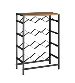 Cantinetta metallo nero, 48x24x70 cm