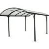 Carport auto in alluminio e policarbonato eurogarden 1 posto 4,85x3,00x2,53 m