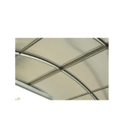 Carport auto in alluminio e policarbonato habrita 