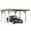 Carport singolo in legno di abete 512x360x232 cm