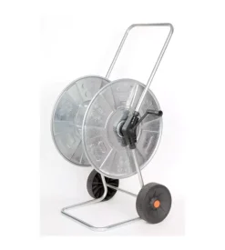 Carrello avvolgitubo manuale in acciaio 110 mt
