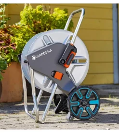 Carrello avvolgitubo manuale gardena 