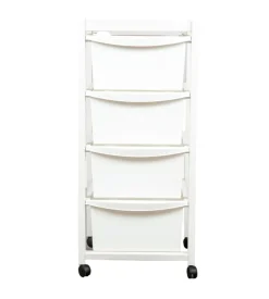 Carrello multi-scomparto laccato