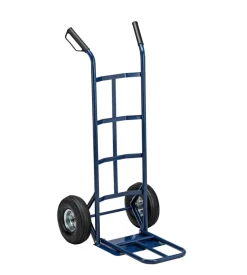 Carrello per trasporto con ruote pneumatiche e portata massima di 250 kg essenza 55x68x116 cm