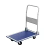 Carrello pieghevole con pianale e ruote piroettanti intercambiabili portata 150 kg