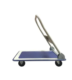 Carrello pieghevole con pianale e ruote piroettanti intercambiabili portata 150 kg