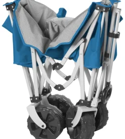 Carrello pieghevole da campeggio con ruote xxl brunner "cargo cros" blu 102x58x65 cm