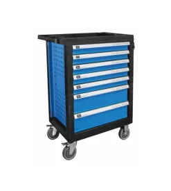 Carrello porta attrezzi ama 4 cassetti 253 pezzi assortiti blu