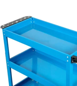 Carrello porta attrezzi easy system 3 ripiani blu 70,5x35,3x66,8 cm