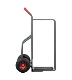Carrello porta legna con ruote gonfiabili e capacità 250 kg
