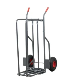 Carrello porta legna con ruote gonfiabili e capacità 250 kg