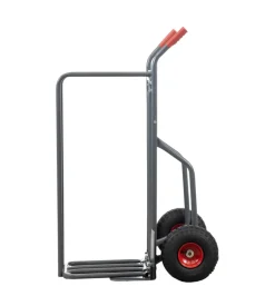 Carrello porta legna con ruote gonfiabili e capacità 250 kg