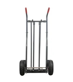 Carrello porta legna con ruote gonfiabili e capacità 250 kg