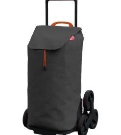 Carrello porta spesa tris 3+3 ruote grigio, 52lt