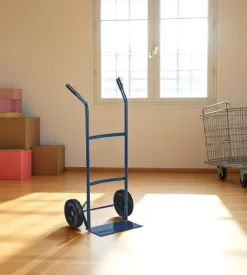 Carrello trasporto essenza in acciaio portata 80 kg 38x48x100 cm