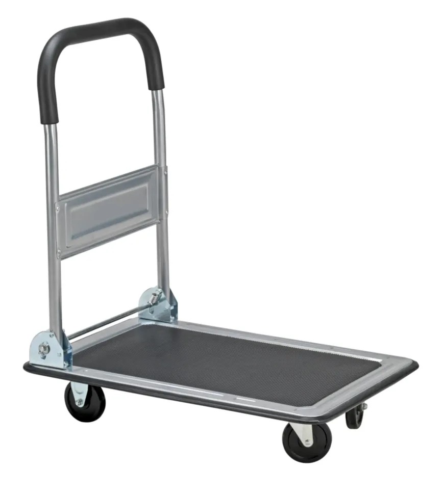Carrello trasporto piatto essenza in acciaio portata 150 kg 73x47x83 cm