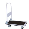 Carrello trasporto pieghevole eurogarden con manico e ruote pivotanti in acciaio portata 150 kg 73,3x47,7x83 cm
