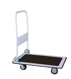 Carrello trasporto pieghevole eurogarden con manico e ruote pivotanti in acciaio portata 150 kg 73,3x47,7x83 cm
