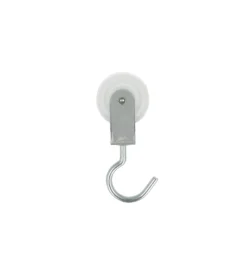 Carrucola ad 1 gola con gancio girevole ø 40 mm.