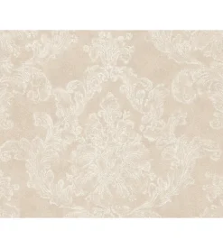 Carta da parati parato espanso tnt damasco shade beige