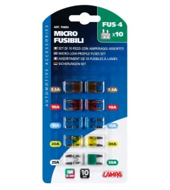 Cartellina minifusibili 10 pezzi  70085
