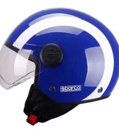Casco moto sparco sp601 blu/bianco tg.xl
